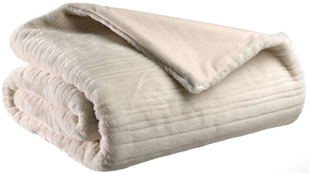 Throw blankets - Maxi Throw Artus Neige 170 X 220 - MAISON VIVARAISE - SDE VIVARAISE WINKLER