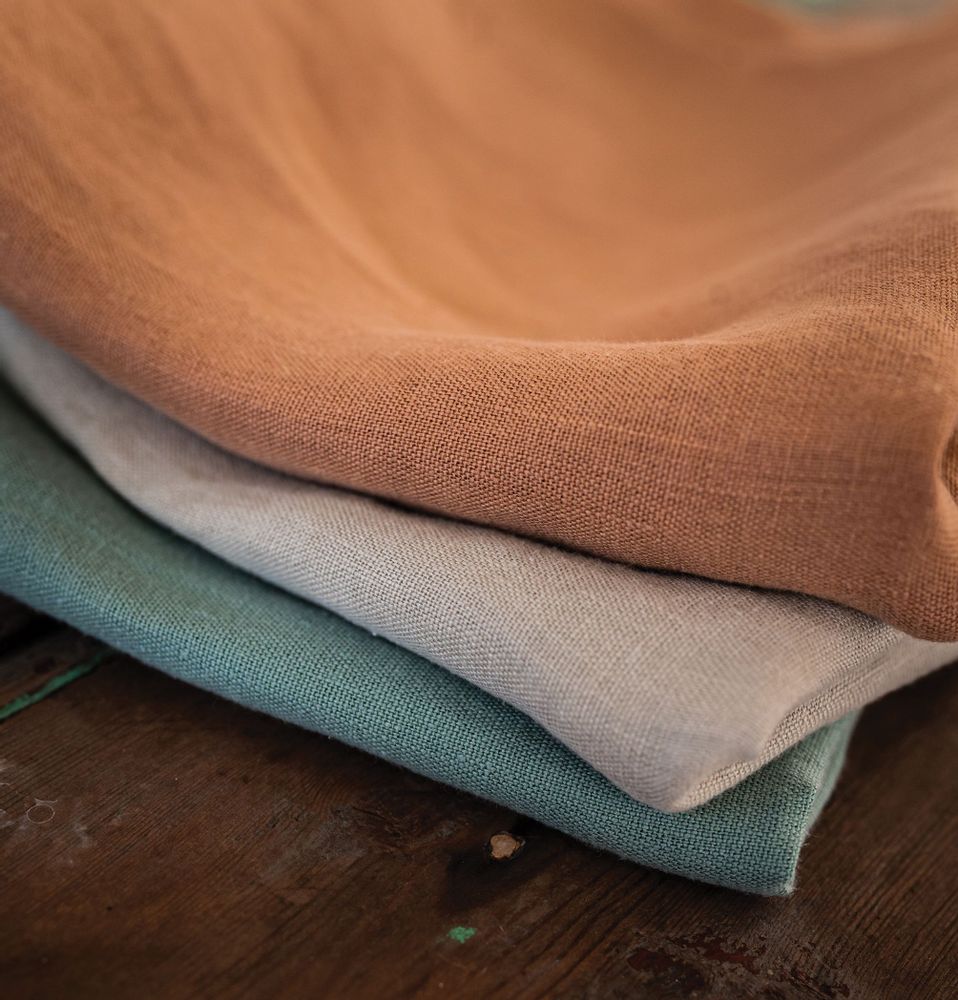 Torchons - Torchon chanvre Ciara Sauge 50 x 70 - MAISON VIVARAISE - SDE VIVARAISE WINKLER