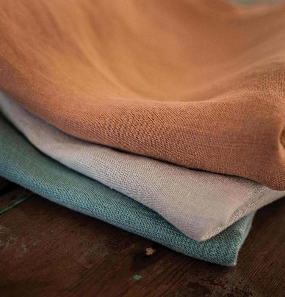 Torchons - Torchon chanvre Ciara Cannelle 50 x 70 - MAISON VIVARAISE - SDE VIVARAISE WINKLER