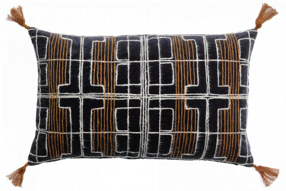Cushions - Cushion Cristo Ginger 40 X 65 - MAISON VIVARAISE - SDE VIVARAISE WINKLER