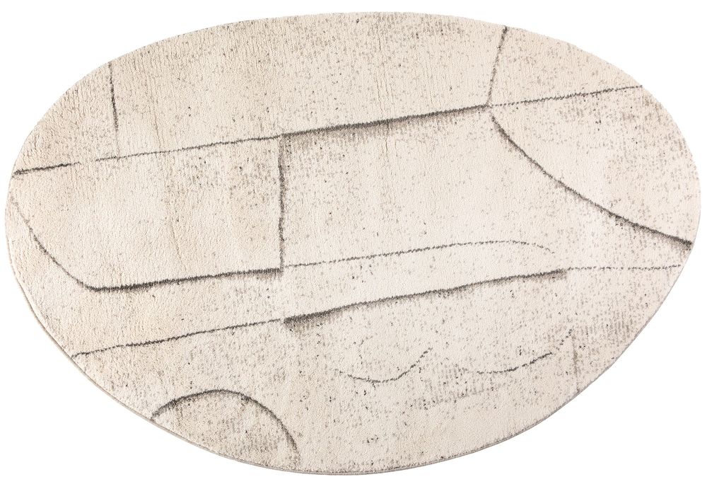 Tapis - Tapis Norman forme galet Naturel 160 x 230 - MAISON VIVARAISE - SDE VIVARAISE WINKLER