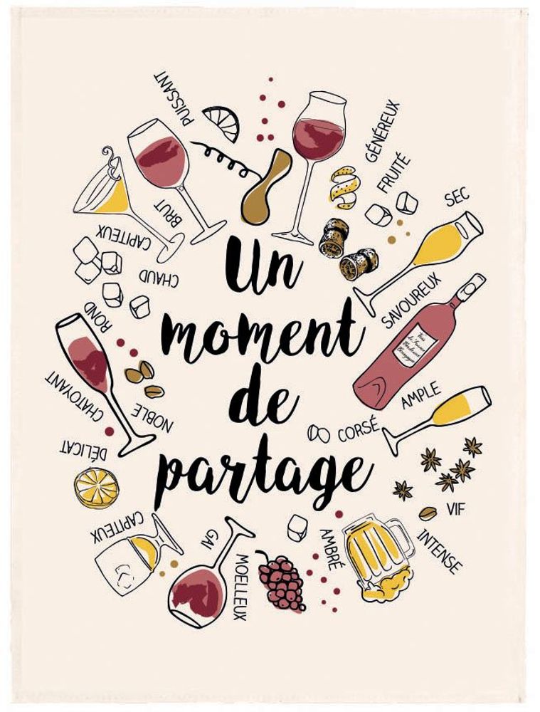Dish towels - KITCHEN TOWEL LE PARTAGE - MAISON VIVARAISE – SDE VIVARAISE WINKLER