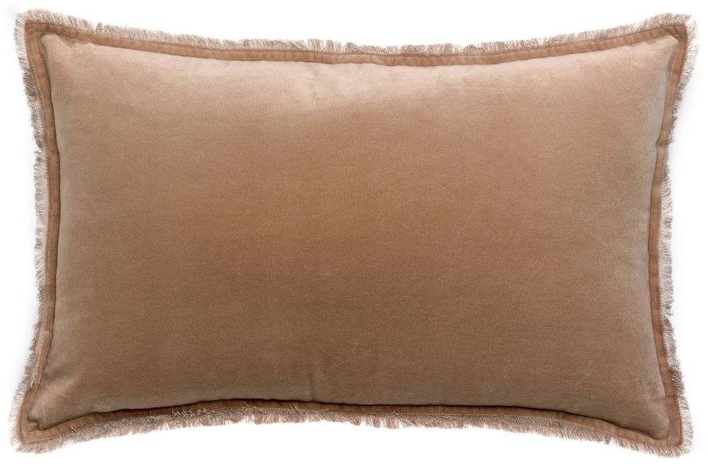 Coussins - Coussin uni Fara Sésame clair 40 x 65 - MAISON VIVARAISE – SDE VIVARAISE WINKLER