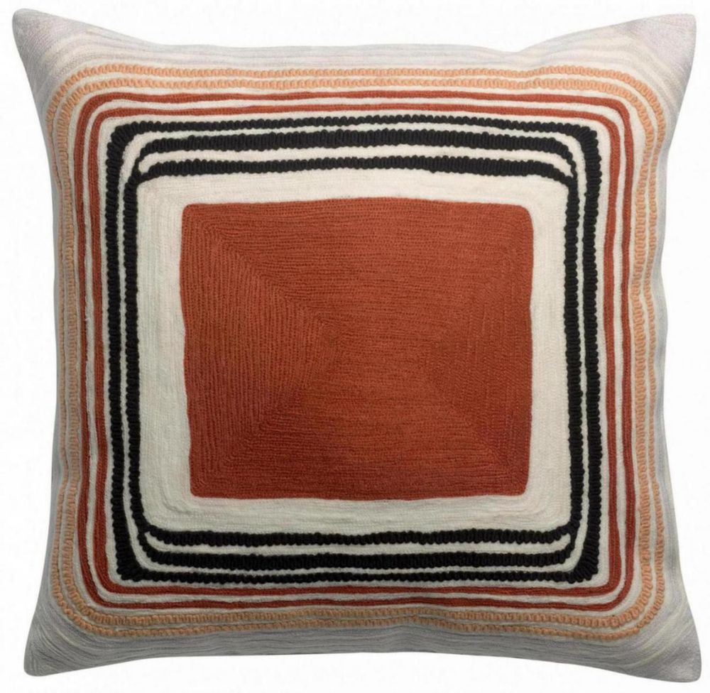 Cushions - Cushion Cassie Brique 45 X 45 - MAISON VIVARAISE – SDE VIVARAISE WINKLER