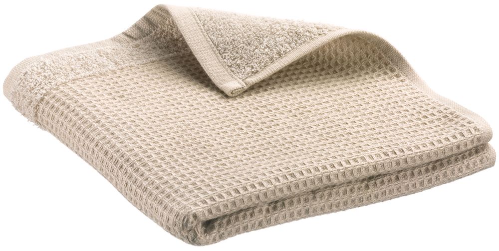 Serviettes de bain - Serviette de toilette recyclée Abby Naturel 50 x 100 - MAISON VIVARAISE – SDE VIVARAISE WINKLER