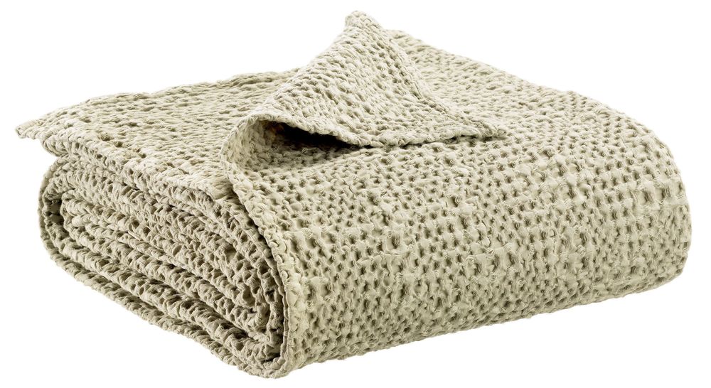 Throw blankets - Throw Stonewashed Tana Pinede 140 X 200 - MAISON VIVARAISE – SDE VIVARAISE WINKLER