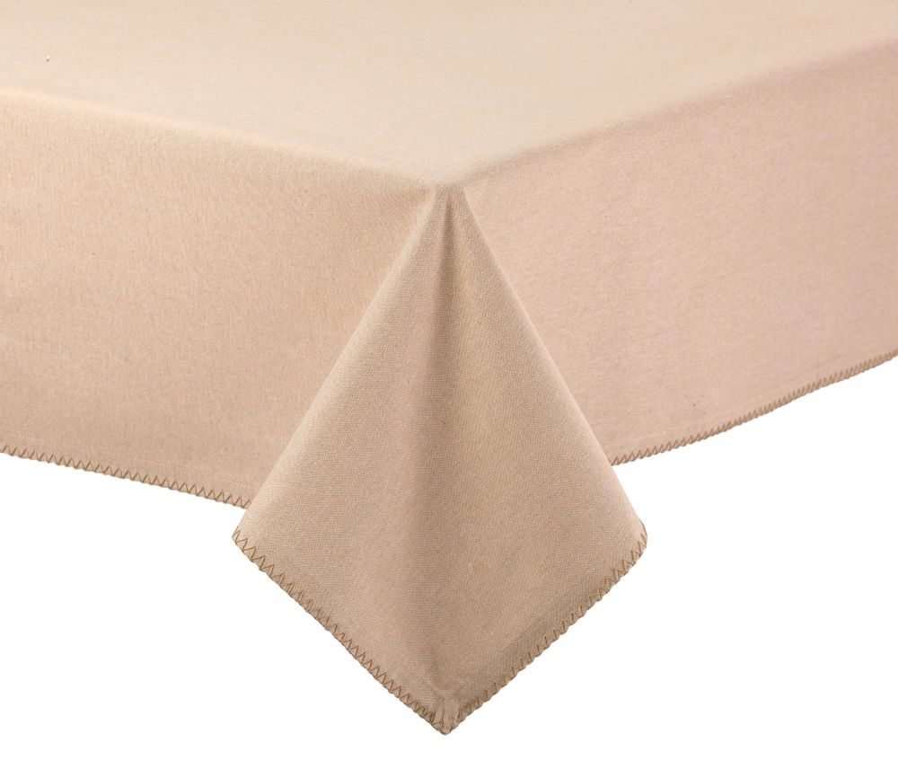 Table cloths - Table Cloth Delia Recycled Naturel 170 X 300 - MAISON VIVARAISE – SDE VIVARAISE WINKLER