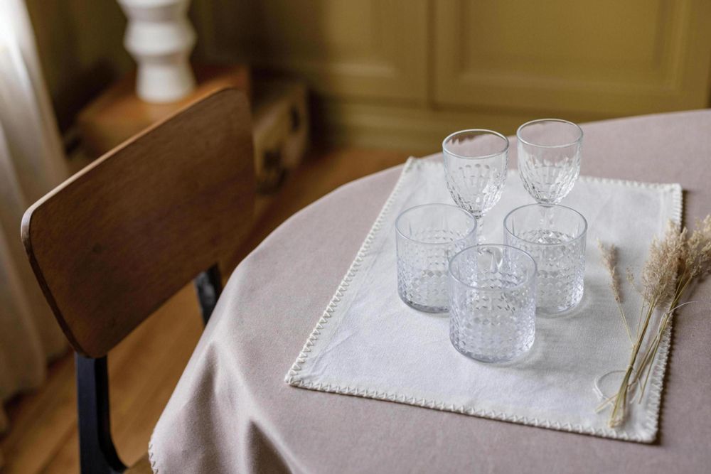 Table cloths - Table Cloth Delia Recycled Naturel 170 X 300 - MAISON VIVARAISE – SDE VIVARAISE WINKLER