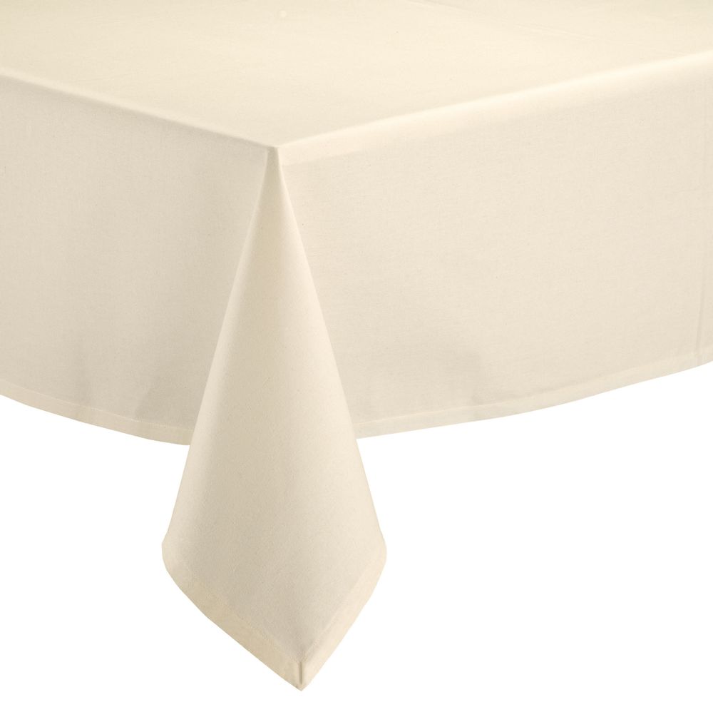 Table cloths - Table Cloth Gamme Unie Organic Creme 150 X 250 - MAISON VIVARAISE – SDE VIVARAISE WINKLER