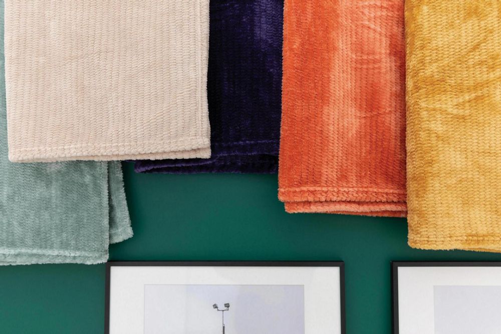 Throw blankets - Throw Adel Terracotta 130 X 160 - MAISON VIVARAISE - SDE VIVARAISE WINKLER