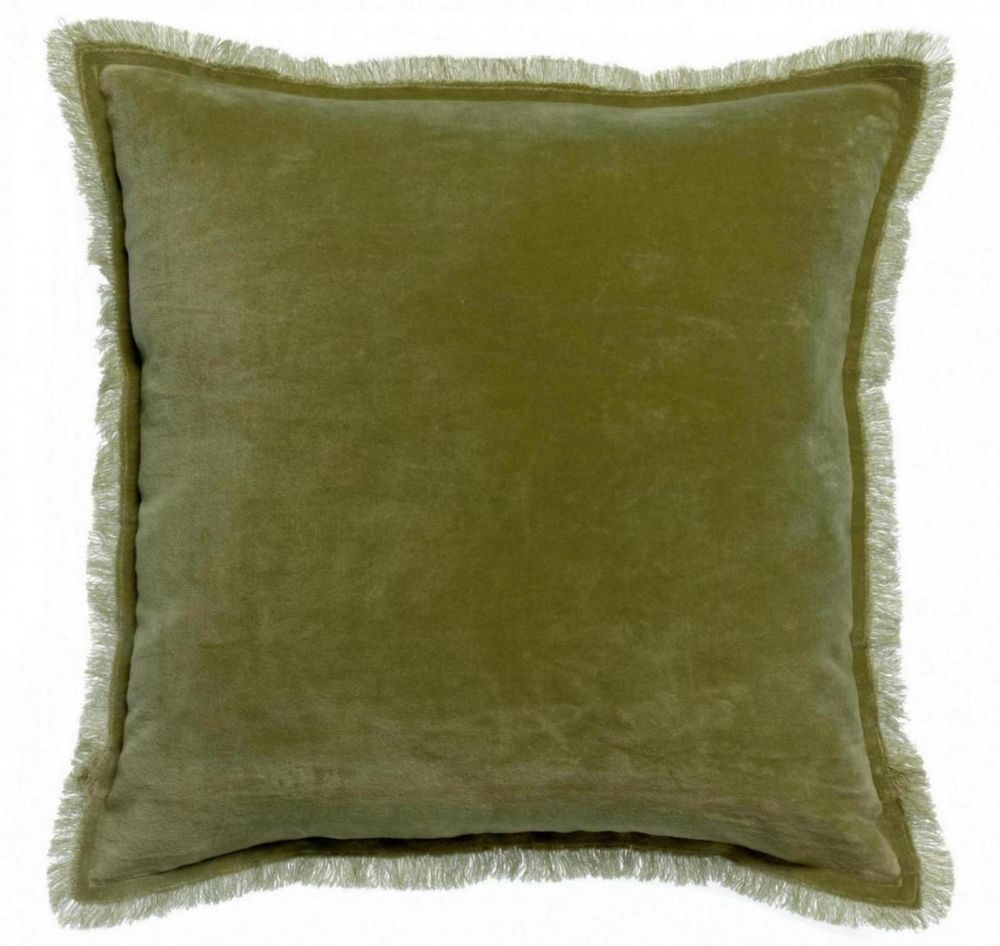 Cushions - Cushion Fara Olive 45 X 45 - MAISON VIVARAISE – SDE VIVARAISE WINKLER