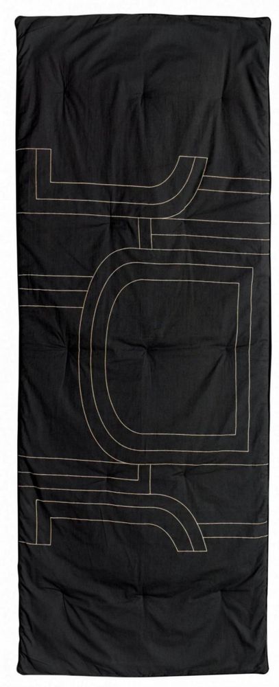 Linge de lit - Chemin de lit Jaden Caviar 90 x 240 - MAISON VIVARAISE - SDE VIVARAISE WINKLER