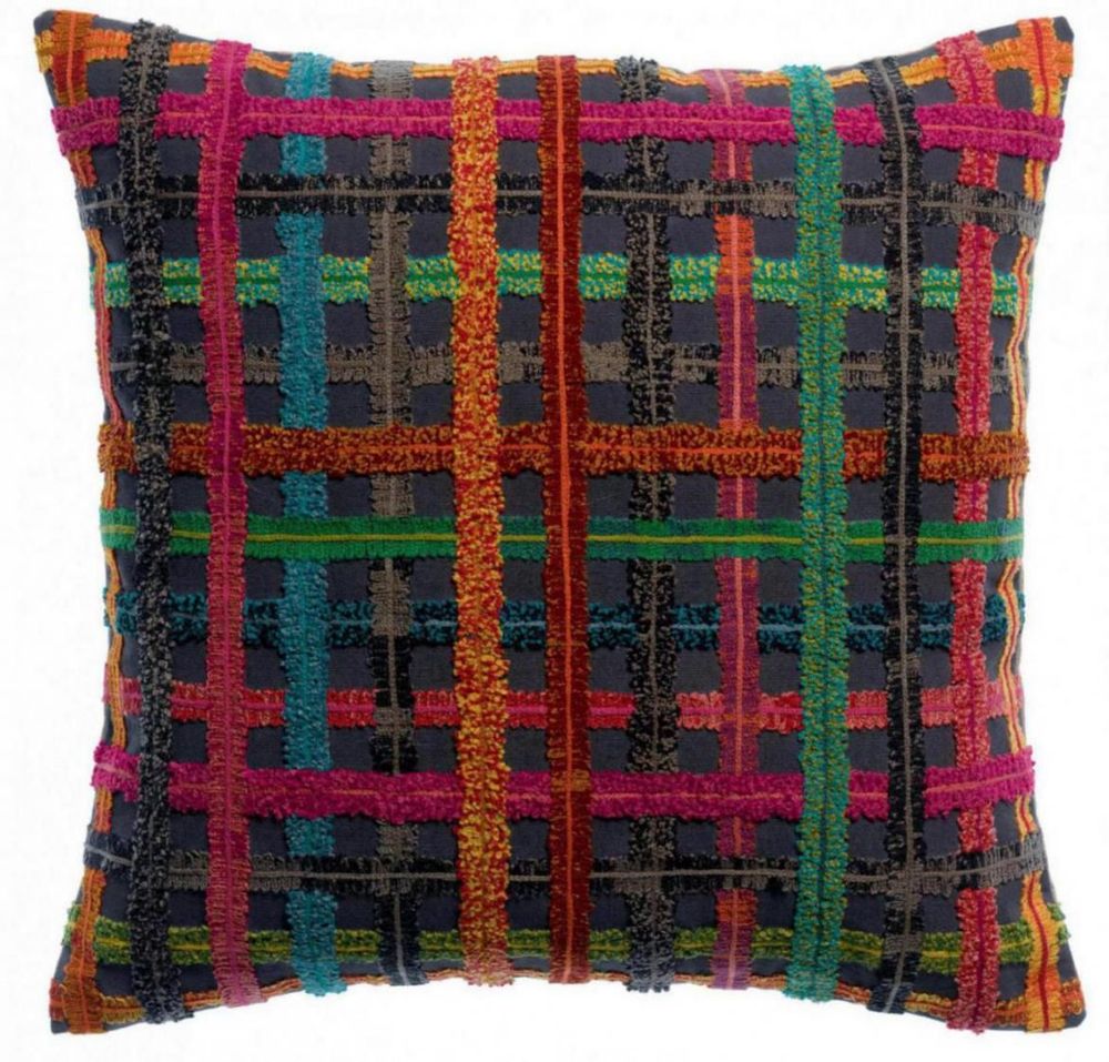 Coussins - Coussin brodé Soline Multico 45 x 45 - MAISON VIVARAISE – SDE VIVARAISE WINKLER