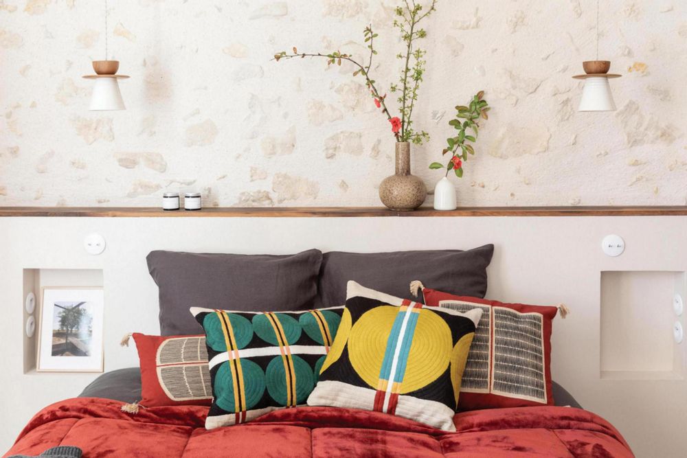 Cushions - Cushion Yoni Multico 45 X 45 - MAISON VIVARAISE – SDE VIVARAISE WINKLER