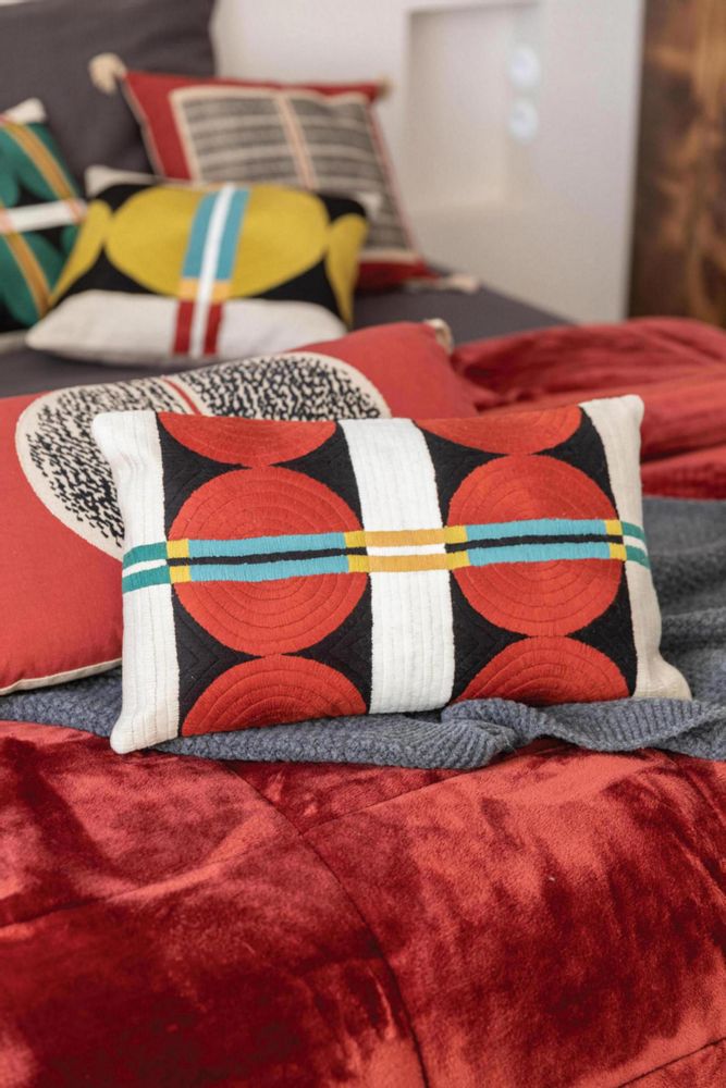 Cushions - Cushion Yoni Multico 30 X 50 - MAISON VIVARAISE – SDE VIVARAISE WINKLER