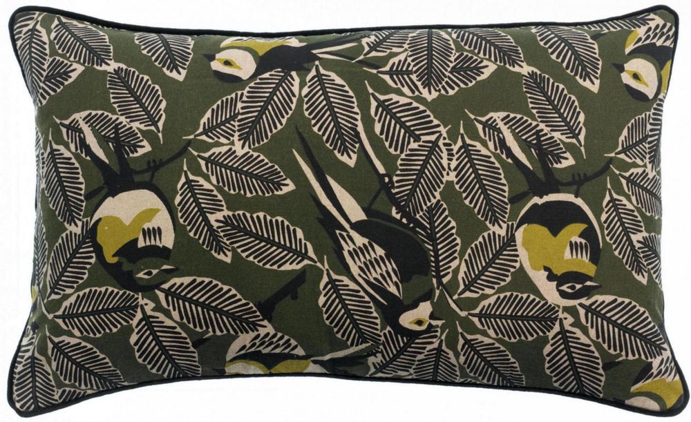 Cushions - Cushion Zazu Chambray Olive 40 X 65 - MAISON VIVARAISE – SDE VIVARAISE WINKLER