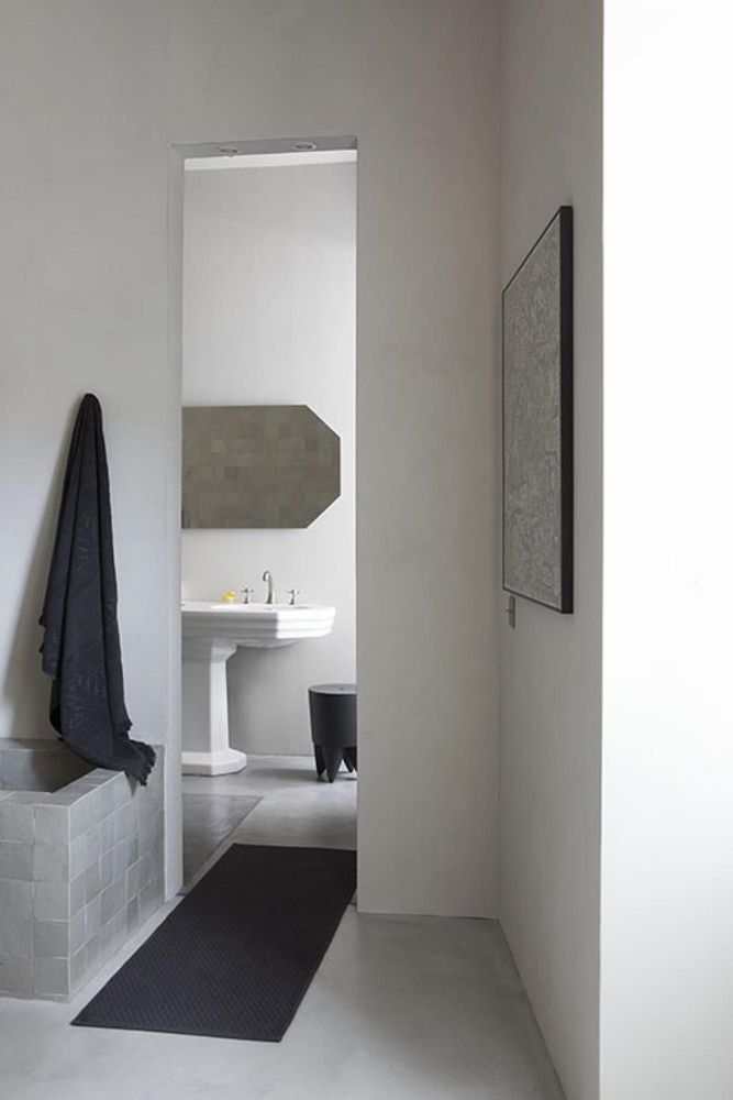 Bath towels - Bath Towel Zoe Carbone 70 X 140 - MAISON VIVARAISE – SDE VIVARAISE WINKLER