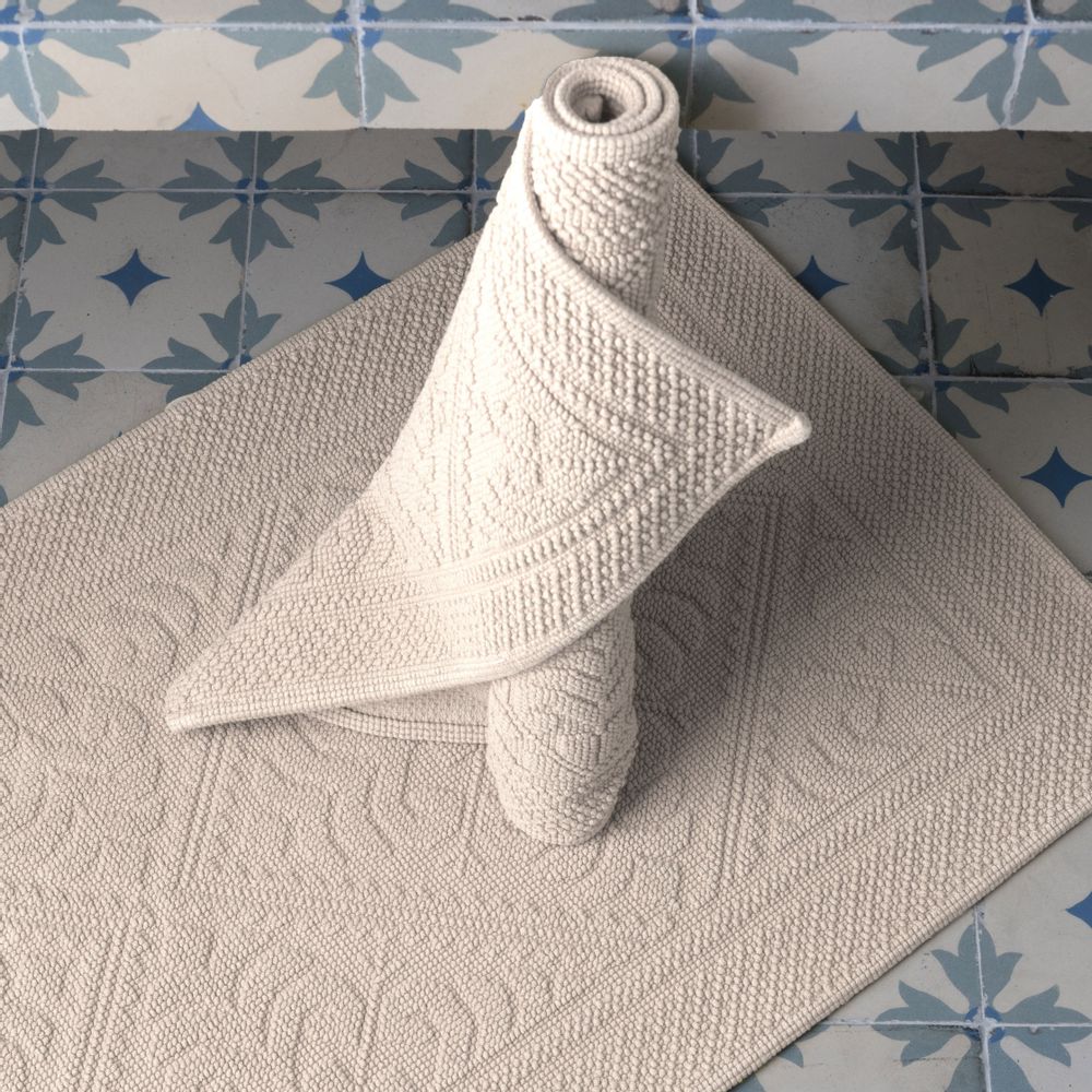 Bath towels - Enzo Rug Neige 70 X 140 - MAISON VIVARAISE – SDE VIVARAISE WINKLER