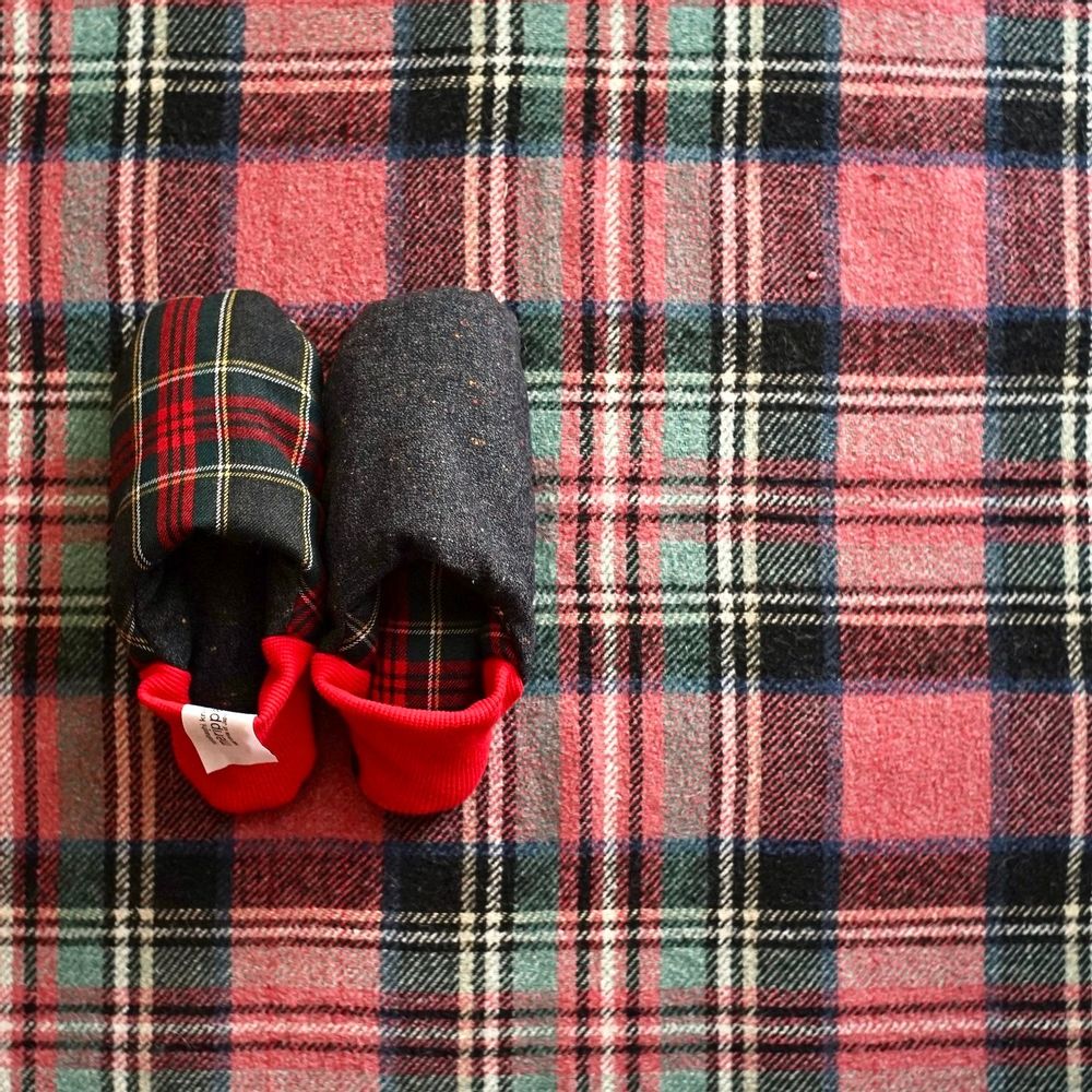 Homewear textile - Tartan en laine/Laine nep - MERIPPA