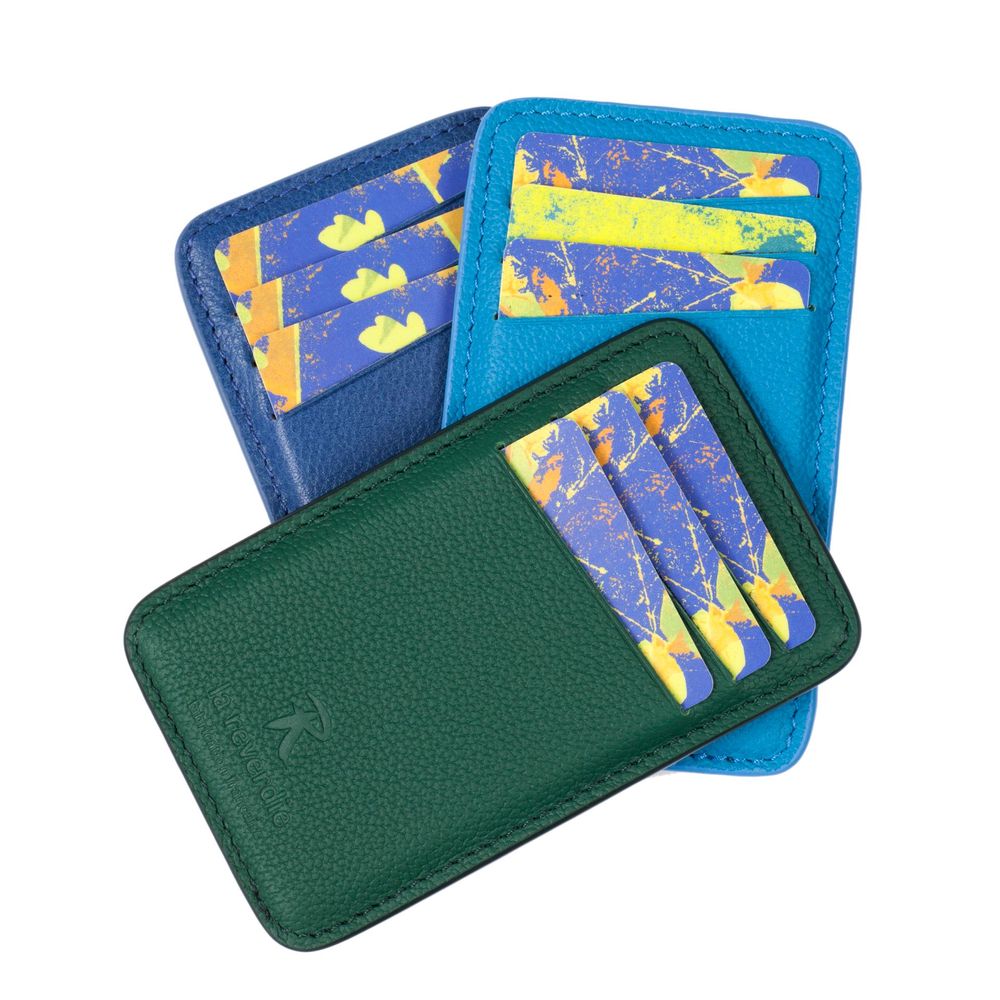 Leather goods - Mini Vertical 6-Pocket Card Holder - LA REVERDIE — MAROQUINERIE