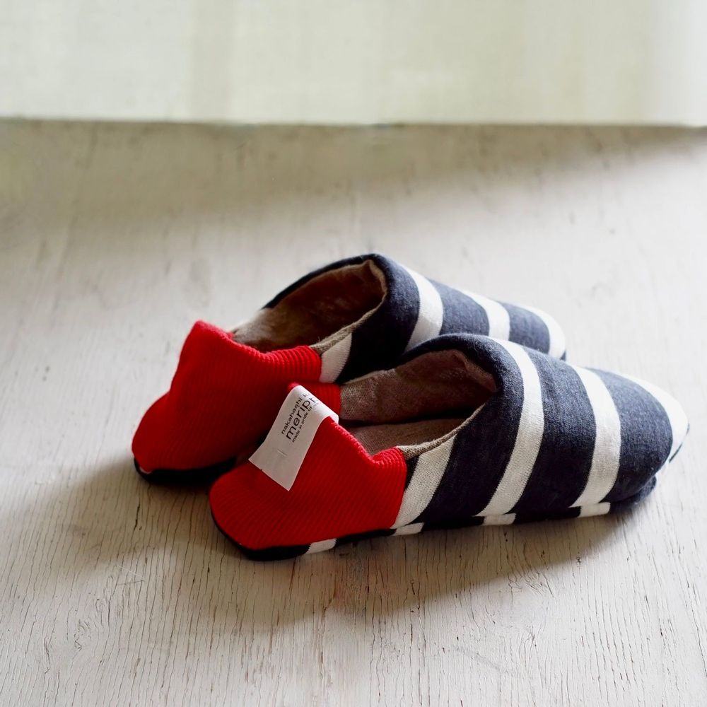 Chaussettes - Rayures en jersey/Lin épais - MERIPPA