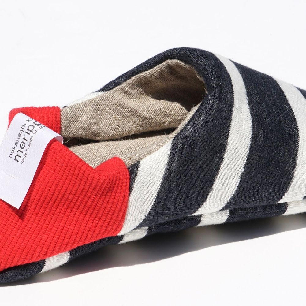 Chaussettes - Rayures en jersey/Lin épais - MERIPPA