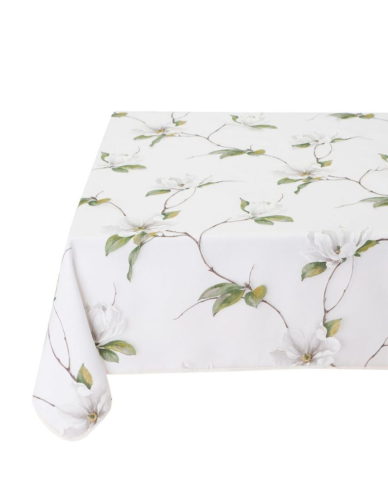 Table linen - Organza Tablecloth - Magnolia White - TISSUS TOSELLI