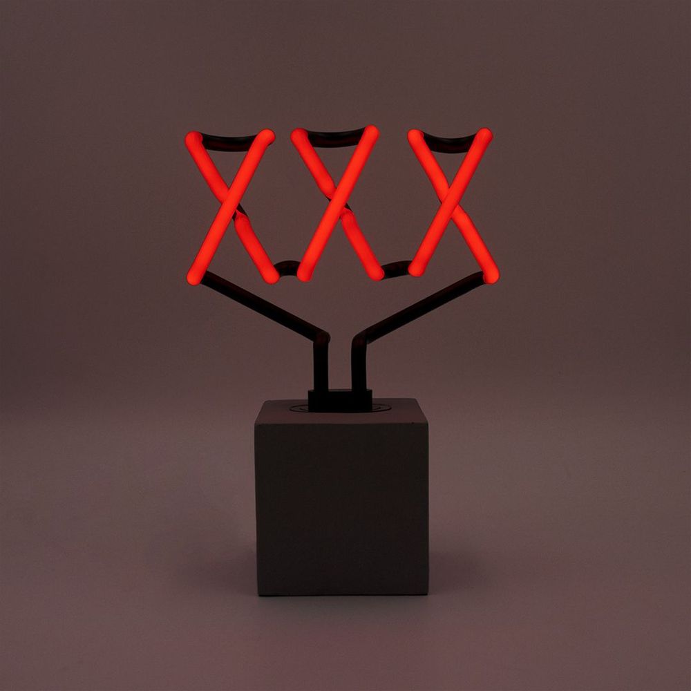 Table lamps - Neon 'XXX' Sign - LOCOMOCEAN