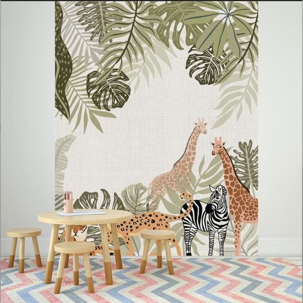 Papiers peints - Papier peint panoramique Scène Savane - EASY D&CO BY HD86