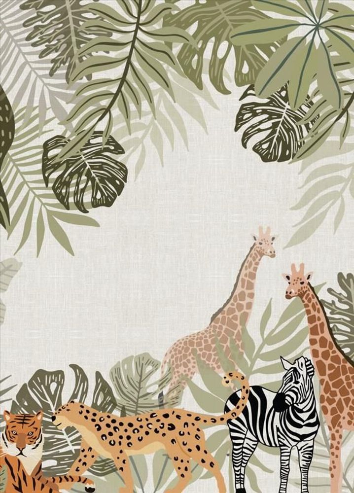 Papiers peints - Papier peint panoramique Scène Savane - EASY D&CO BY HD86