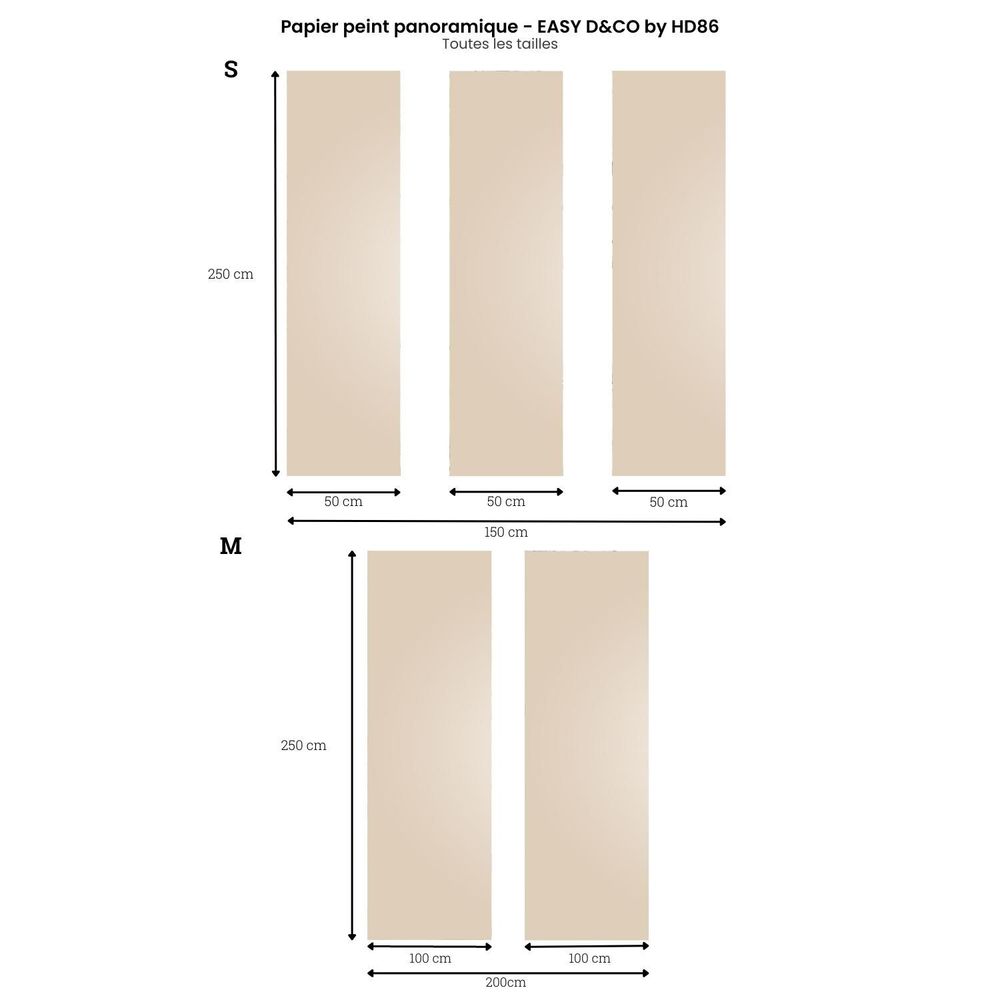 Papiers peints - Papier peint panoramique Scène Savane - EASY D&CO BY HD86