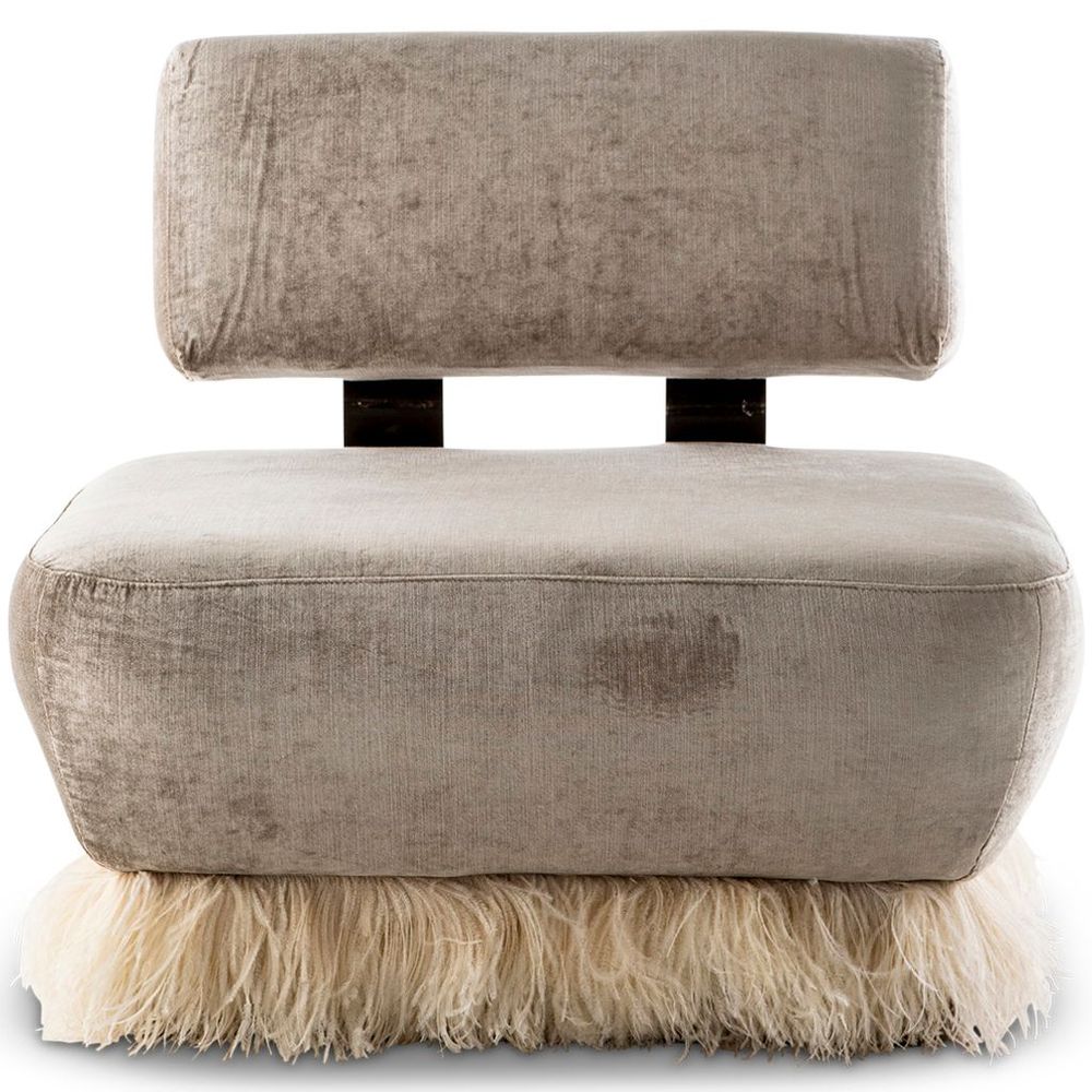 Chaises longues - Ostrich Fluff Lounge Chair - EGG DESIGNS