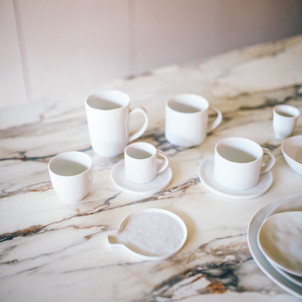 Formal plates - Porcelino White - POMAX