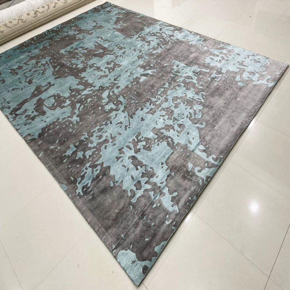 Tapis - HTR 110, fabrique de tapis en viscose, très économique et pratique, taille haute et basse, gaufrée à la main, personnalisable pour la maison, les magasins, la décoration intérieure, un usage commercial - INDIAN RUG GALLERY