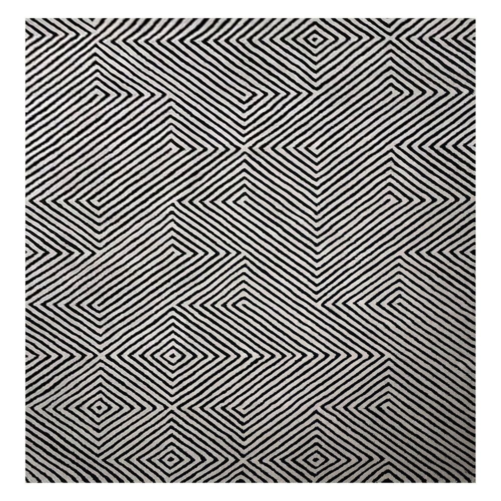 Rugs - HTR 113, NZ Wool Chevron pattern Handtufted Handmade Factory Worldwide Shipping Fireproof For Home, Shop, Interior Decoration, Commercial Projects Customizable in Any Colors Designs Sizes - INDIAN RUG GALLERY