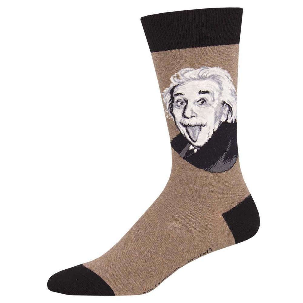 Shoes - MEN'S EINSTEIN PORTRAIT SOCKS - SOCKSMITH EUROPE.