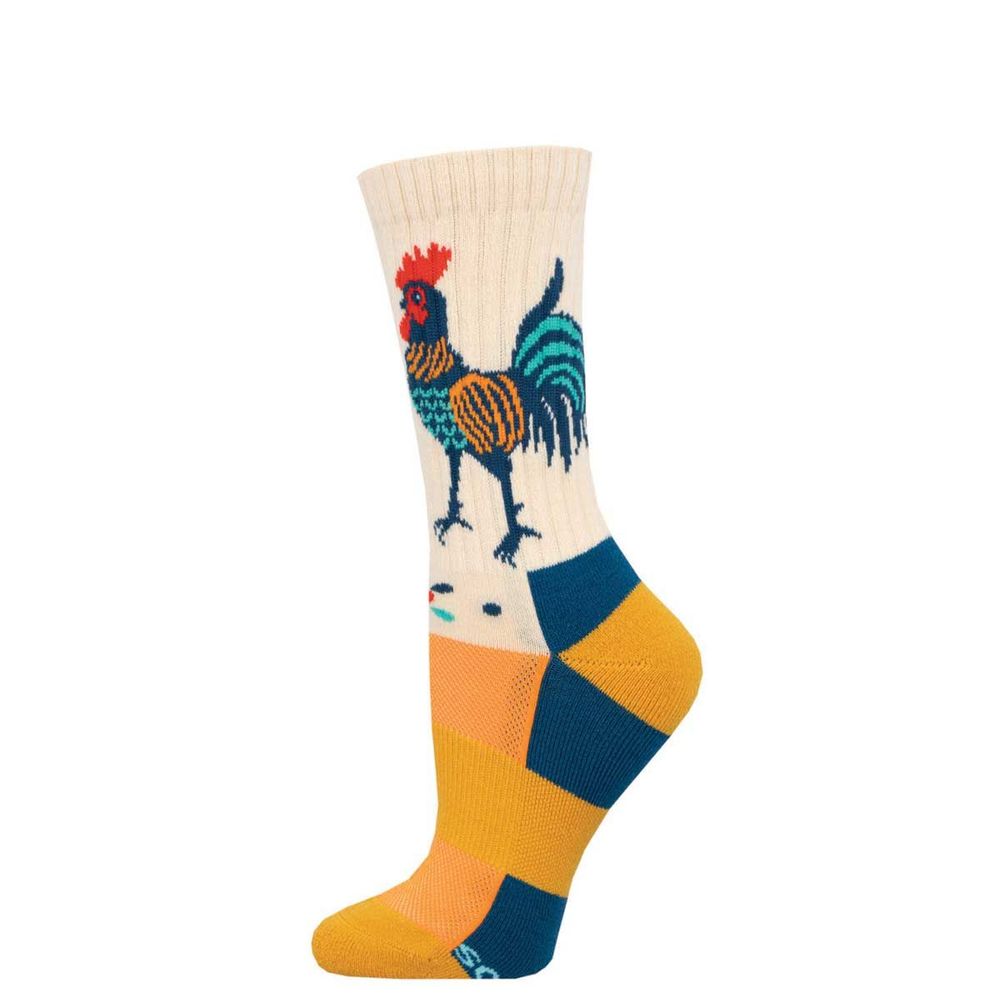 Shoes - FOLK ART ROOSTER - SOCKSMITH EUROPE.