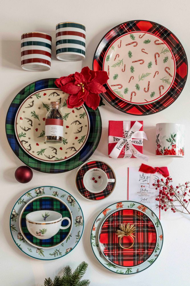 Formal plates - Wintertale Collection - FERN&CO.