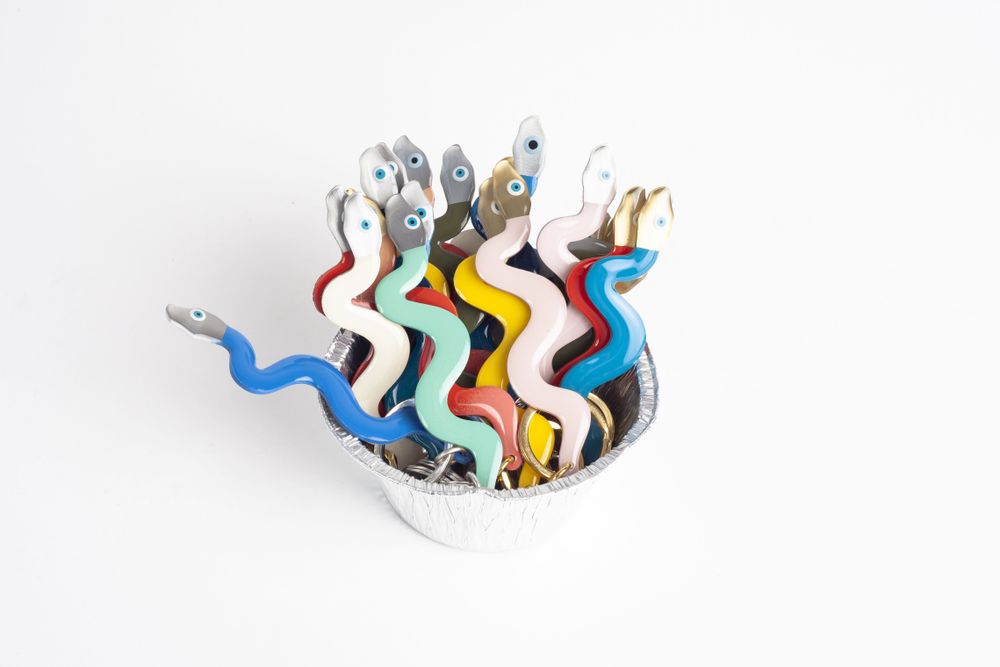 Bags and totes - Fish,snake and sardine Keyrings - BORD DE L'EAU