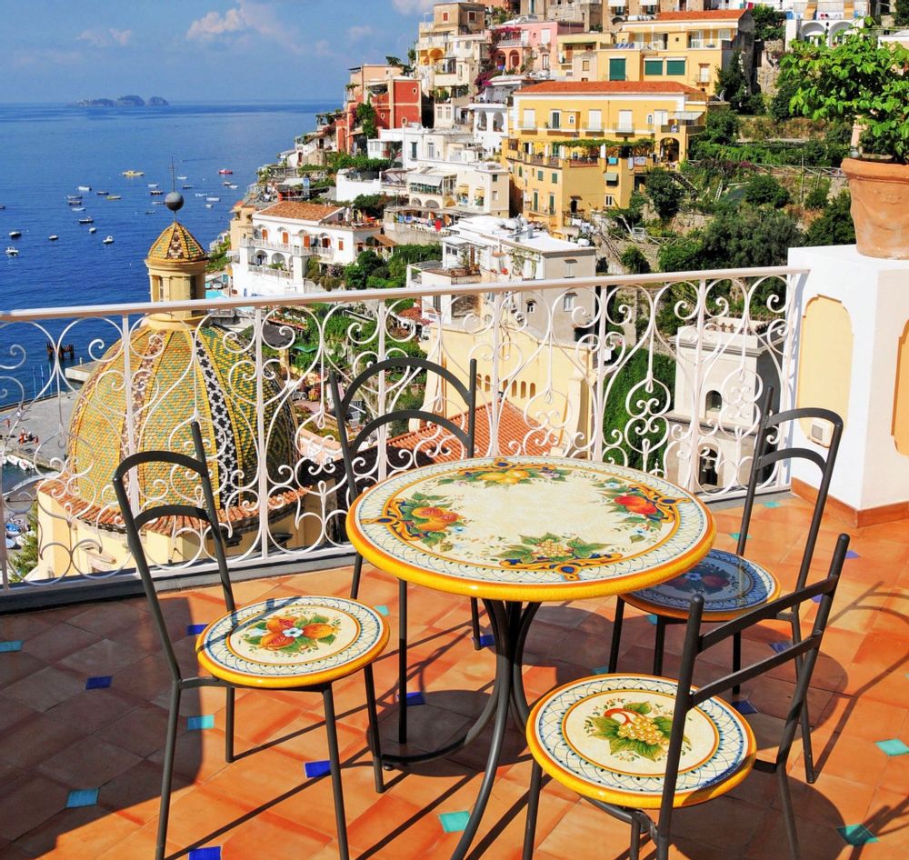 Dining Tables - Volcanic stone table - CERAMICARTE DERUTA