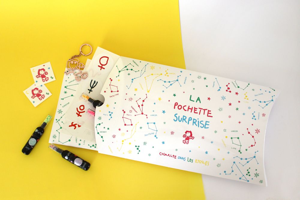 Jeux enfants - La pochette surprise - CHARLIE DANS LES ETOILES