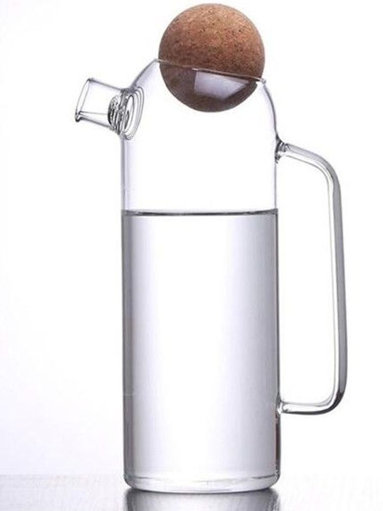 Gifts - 1 L glass filter jug +1 Japanese binchotan charcoal - LE CHARBON ACTIF FRANCAIS