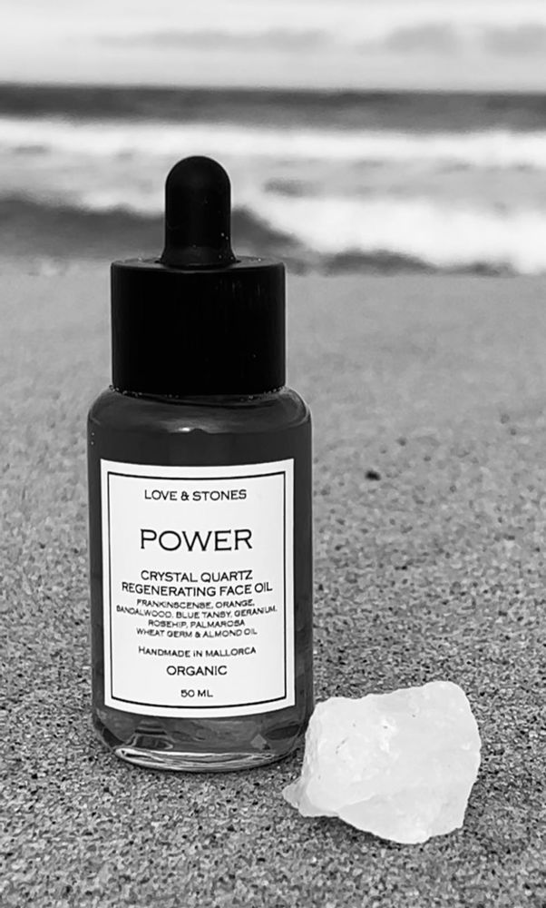 Beauty products - POWER FACE OIL - LOVE & STONES