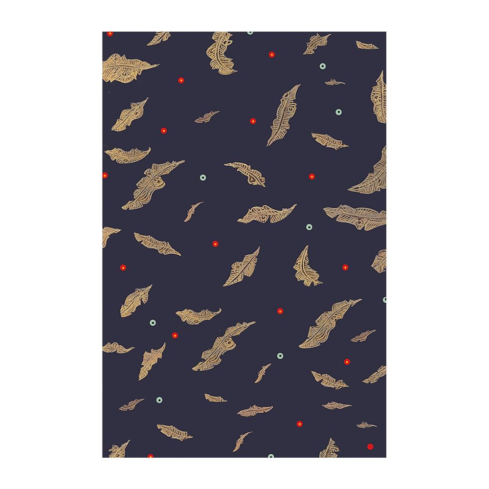 Design carpets - Feathers Indigo RUG21 - MIKKA DESIGN INK