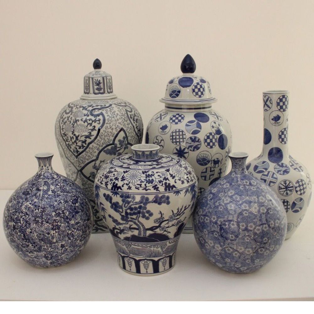 Floral decoration - Jar Blue Emperor - VAZEN ATELIER