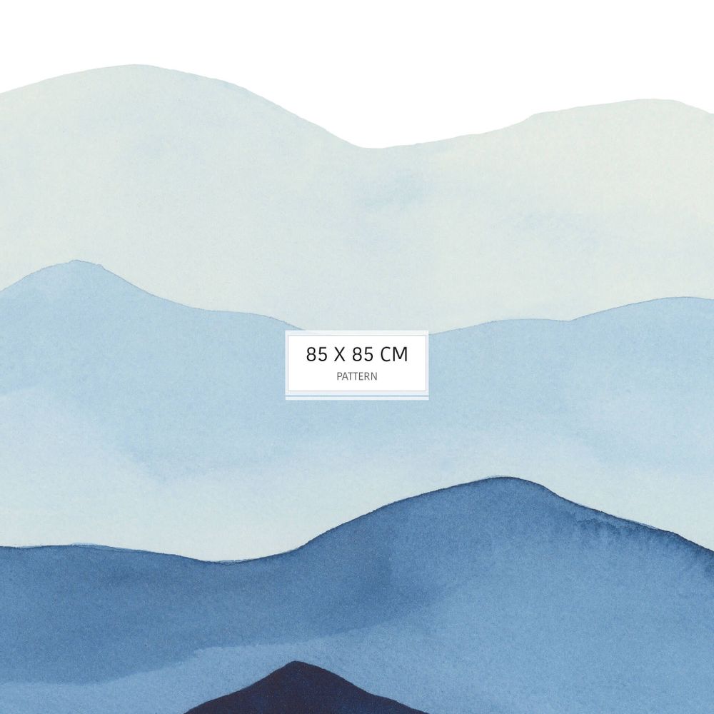 Other wall decoration - Blue Mountains - Panoramic wallpaper - LA TOUCHE ORIGINALE
