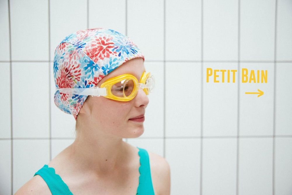 Bain pour enfant - Bonnet de bain enfant Hamptons - THE NICE FLEET