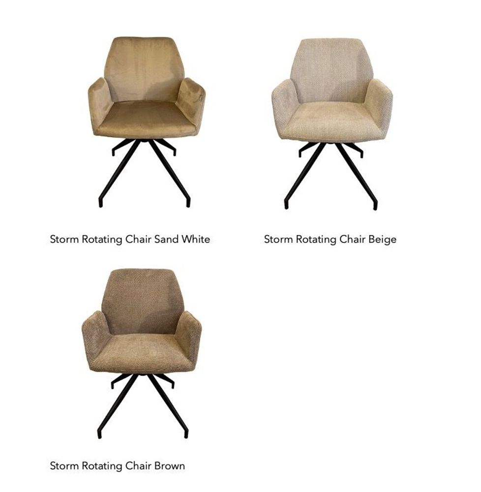 Chairs for hospitalities & contracts - Storm Rotating Chair - POLE TO POLE