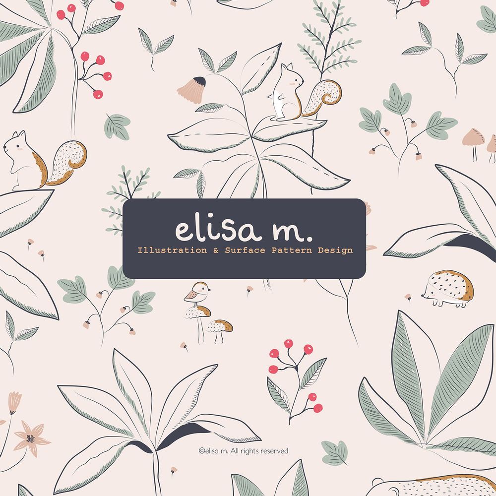 Accessoires enfants - Collection de dessins pour la décoration et accessoires - ELISA M.