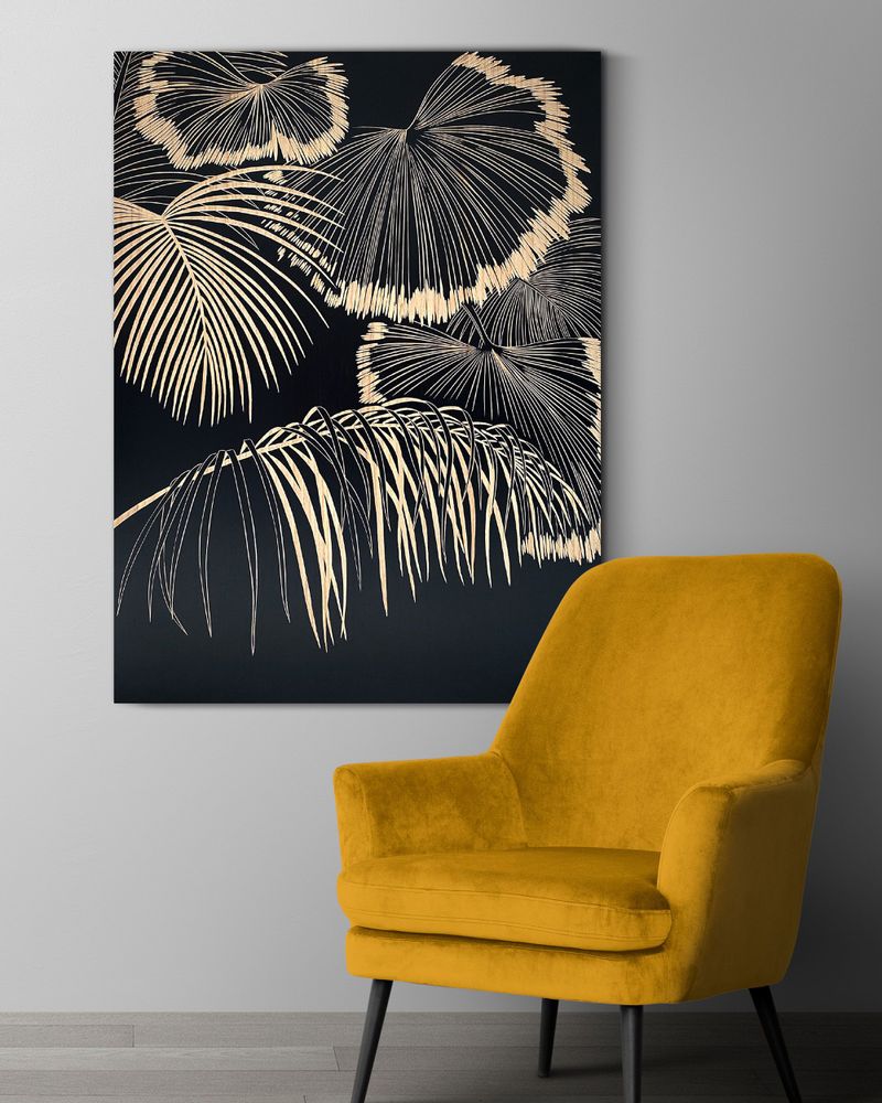 Paintings - PALM LEAF - SO SKIN - IDASY